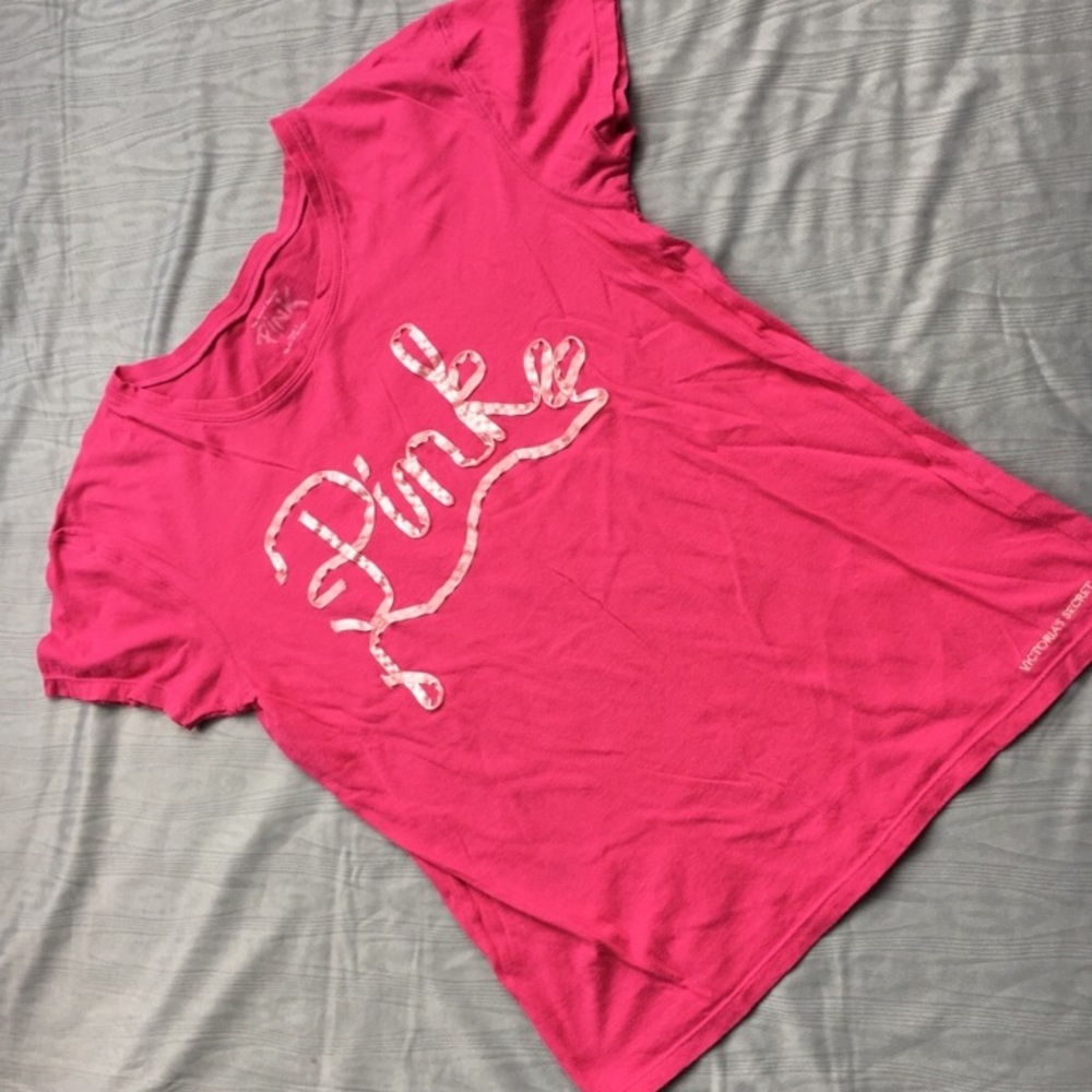 Victoria’s Secret Pink Ribbon Graphic Tee